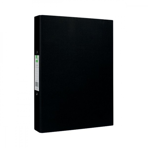 [SD2RNGBK] Q-Connect 2-Ring Black #KF02005 A4 Binder 1"
