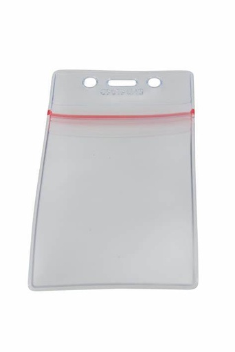 [BU47840] Badge Holder Sealable VERTICAL 50/pk 