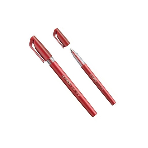 [SS828MRD] Stabilo Excel 828 Red MED BP Pens - (10/bx)