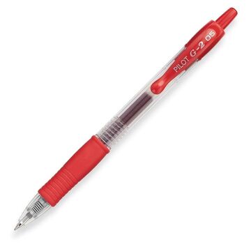 [PPG205RD] Pilot G2 Retr. 0.5mm X-Fine RED Gel Pen - (12/bx)