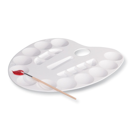 [PR216T4] Primo Oval Mixing Palette 12 Well #216T4