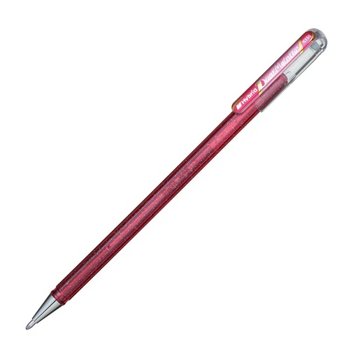 [PEK110DP] Pentel Hybrid Dual Metallic Pink/Metallic Pink 1.0mm Gel Roller Pen