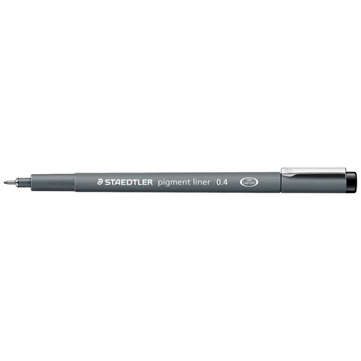 [STPL04BK] Staedtler Pigment Liner 0.4mm Black #308 04-9