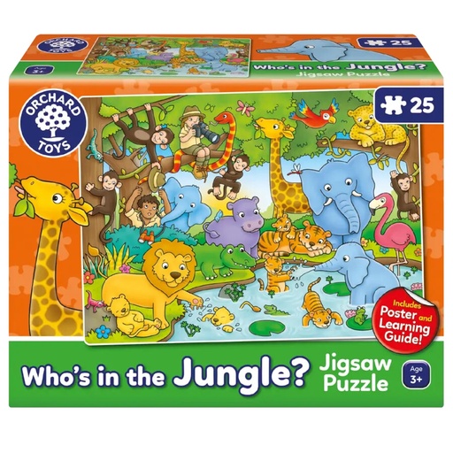 [OR301] Who's In The Jungle 25pc Puzzle 3+