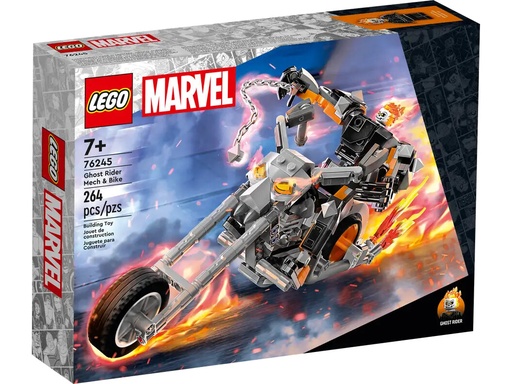 [LE76245] Lego Heroes: Ghost Rider Mech & Bike 264pc 7+