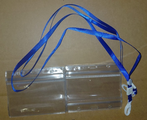 [RCA002] Name Badge HORIZONTAL w/String & Clip T2567 