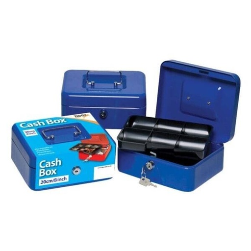 [TS301628] Cash Box 8" BLUE - Tiger
