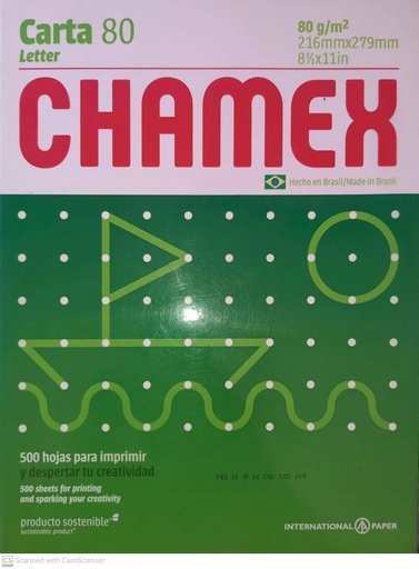 [BXCHLS80] Chamex L/Size 80g Copy Paper
