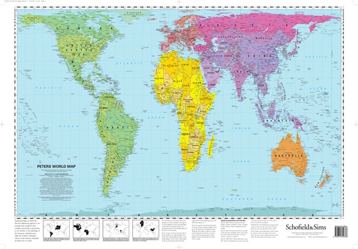 [SC709338] Peters Projection World Map Poster