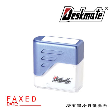 [KKSTMPFD] Stamper FAXED+DATE/FAX OUT/FAX #KE-F07 Pre-Inked 