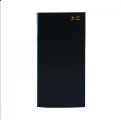 [SDKF1BK2] Diary SLIM #KF1BK25 Week To View Black 2025 - Sale