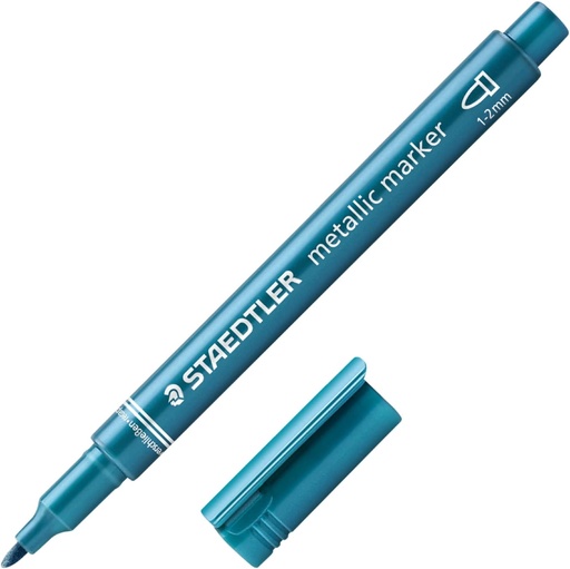 [ST8323BL] STAEDTLER #373 BLUE Metallic Marker  (Single) - (10/bx)