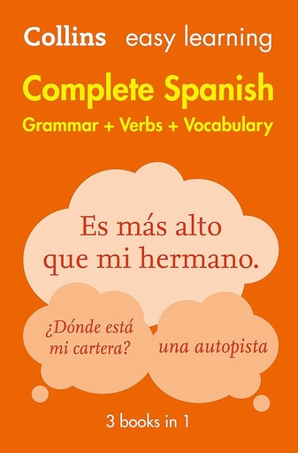 [HC141738] Easy Learning Complete Spanish Grammar, Verbs, Vocabulary