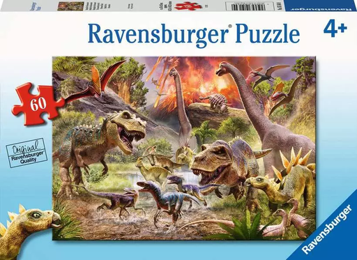 [RU5164] Dinosaur Dash 60pc Puzzle 4+