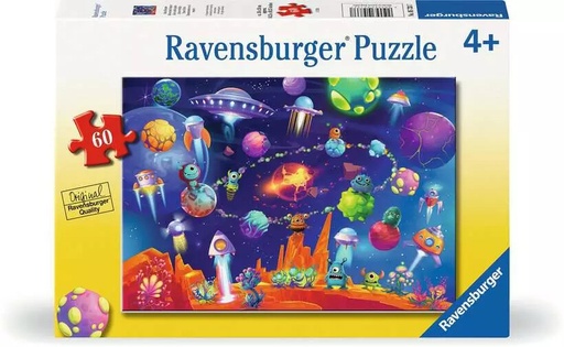 [RU5733] Space Aliens 60pc Puzzle 4+