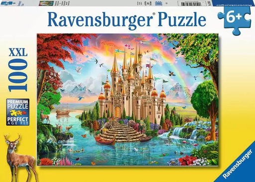 [RU13285] Rainbow Castle 100pc XXL Puzzle 6+