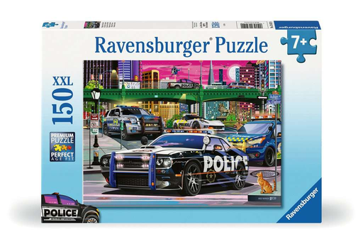 [RU13412] Police On Patrol 150pc XXL Puzzle 7+