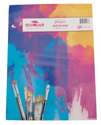 [OASP912] Scholar Sketch Pad 9 x 12" (Each) - (12/pk - 50/ctn)