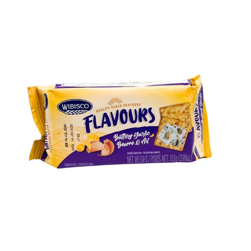 [WBFLAVBG] Flavours Buttery Garlic Crackers 113G