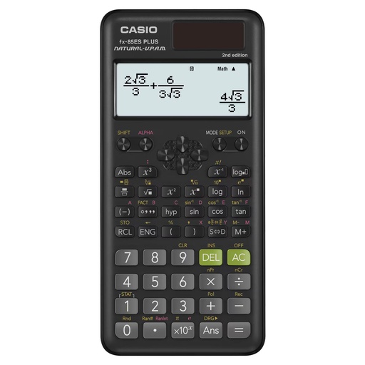 [KTFX85ES] Casio Scientific 252 Functions Black #FX-85ESPLUS-2 Calc.