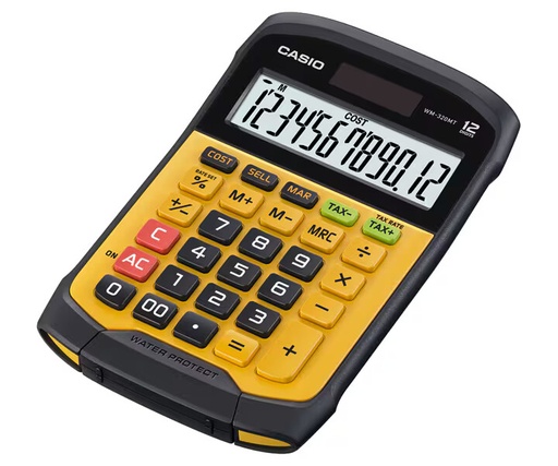 [KTWM320M] Casio Water Protected/Dust Proof 12 Digit #WM-320MT Calc.