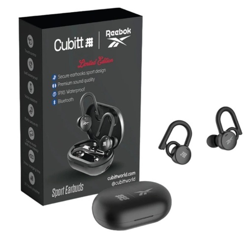 [KTCTERK1] Cubitt Wireless BLACK Earbuds #CTERK-1 Gen 2 w/Case - Sale