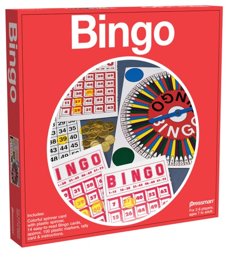[GO1905] Bingo Board Game (Red)