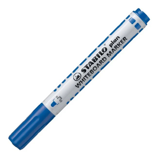 [SS643BL] Plan Whiteboard BLUE Chisel Marker - (10/bx)