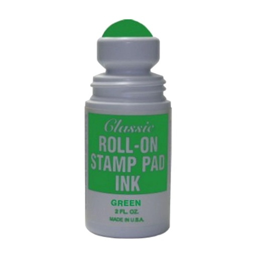 [CSINKGR] Classic Roll On Ink 2oz GREEN