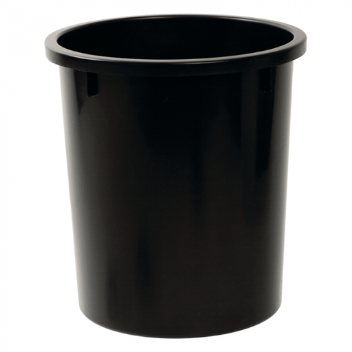 [FABINS18] Wastepaper Round Black Bin 318-02 18L