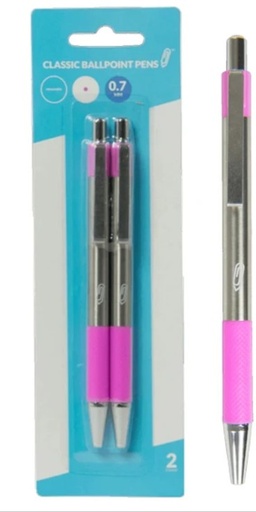[KICI216] Classic BP #D-4236 Retr. PINK Pens 2pk