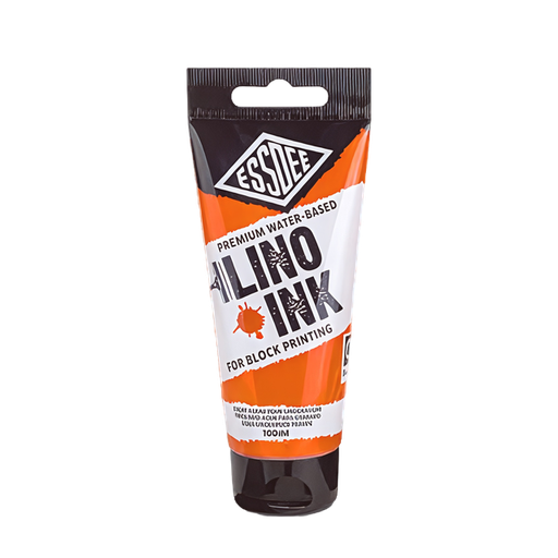 [EDLPI08R] Essdee Block Printing Lino ORANGE Ink 100ml #08R100