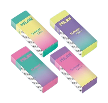 [MIM320SN] Milan SUNSET Plastic Eraser #CPM320SN (Each) - (20/bx)