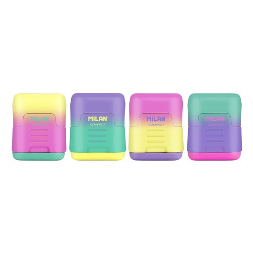 [MI6224SN] Milan SUNSET Compact 2 Hole Tub Sharpener #20166224SN (Each) - (24/bx)