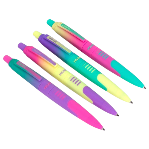 [MI68920S] Milan SUNSET Compact BLUE 1mm BP Pen #176568920SN (Each) - (20/bx)
