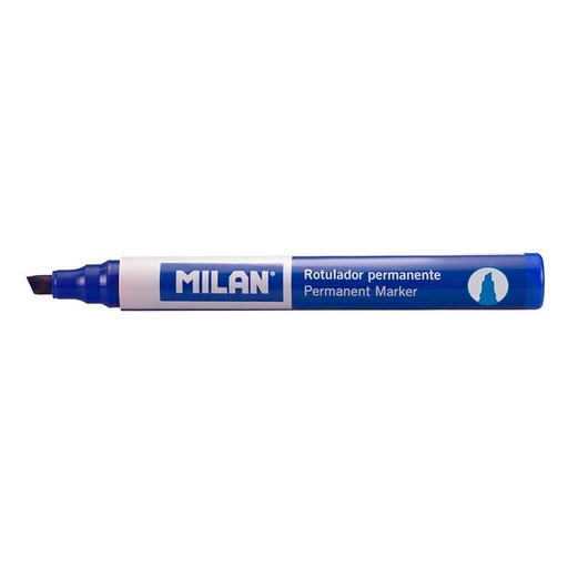 [MI428121] Milan Permanent BLUE Chisel Marker #16428121 (Each) - (12/bx)