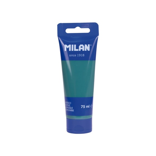 [MI101761] Milan Acrylic 75ml EMERALD GREEN Tube Paint #101761