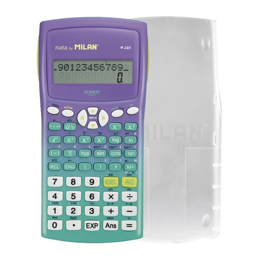 [MI159110] Milan SUNSET 240 Functionl Scientific Calculator #159110SNPR