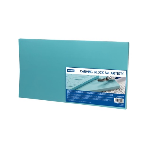 [MI280150] Milan Artist Blue Carving Block 28x15 #GPM2801506