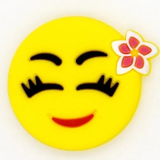 [SD3823] Croc Shoe Charms - EMOJI FLOWER HAIR #38-23