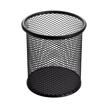 [IMBX059] Pen Cup Mesh Black Round - (96/ctn)