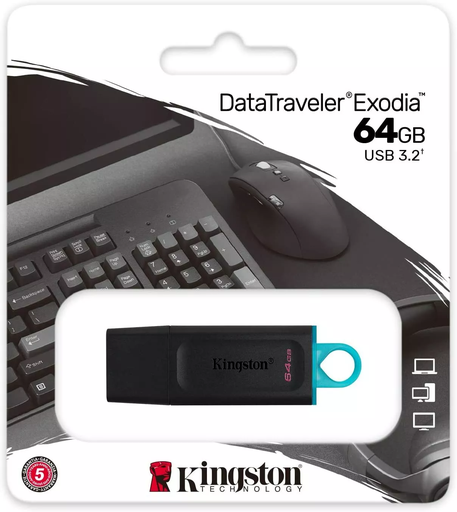[IMBX053] KINGSTON 64G Data Traveler Flashdrive USB 3.2