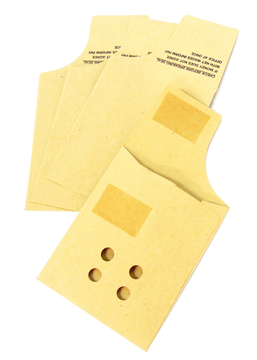[IMBX041] Manilla Wage Envelopes (120x98mm) W/Holes Easy Seal 100g SOLD 50pk Only - (4000/ctn)