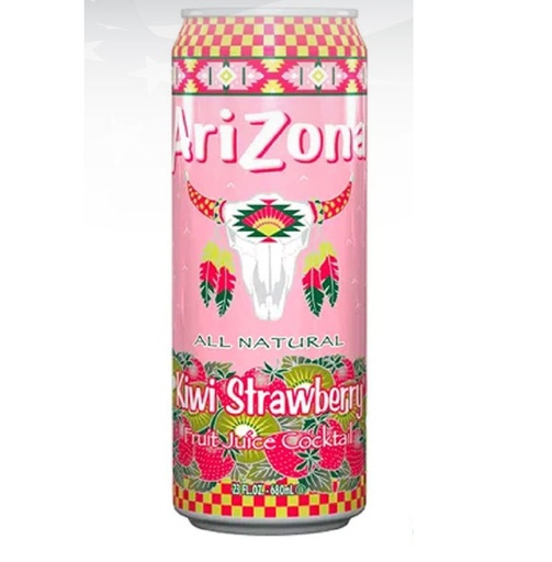 [BVARIZKS] Arizona All-Natural Kiwi Strawberry Juice Cocktail 22oz Can