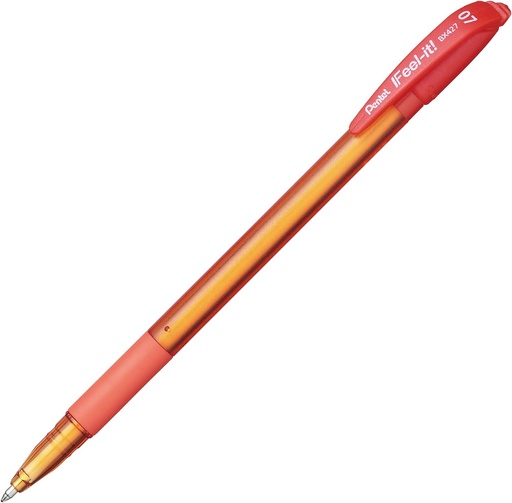 [PEBX427F] Pentel Feel It BP 0.7mm ORANGE Pen - (12/bx)