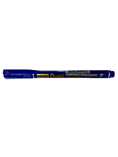 [PENF450C] Pentel Permanent X-FINE Blue Bullet Tip Marker 