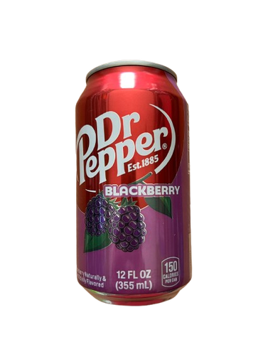 [LWPEPPBB] Dr. Pepper BLACKBERRY 12oz Can 