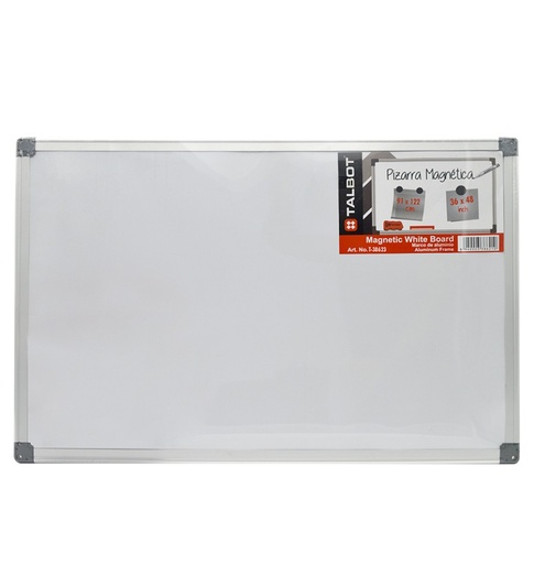 [SS38623] Talbot Whiteboard 36x48" Magnetic w/Alum Frame