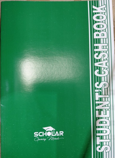 [OACASHBK] Scholar CASH Soft Cover Accounts Book - (Each) - (12/pk - 72/ctn)