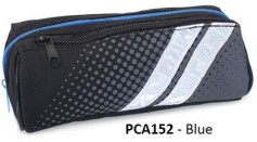 [POPCA152] Pencil Case - Sport White Two Stripe #PCA152